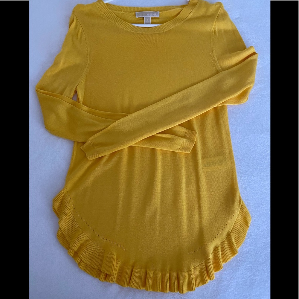 Micheal Kors yellow sweater